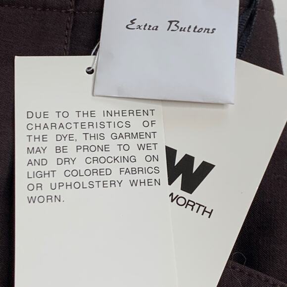 W By Worth Short Shorts Mary Kate Root Beer Cargo Shorts Size 4 NWT - Picture 13 of 14